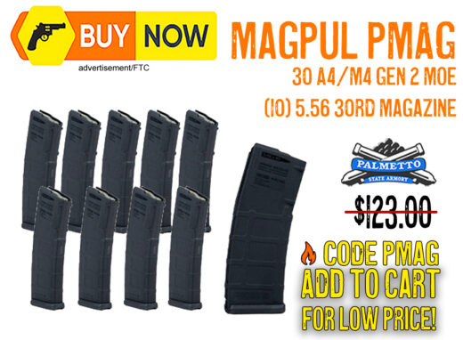 MAGPUL 30Rnd PMAG GEN M2 Magazines 10 Pack w/ Code