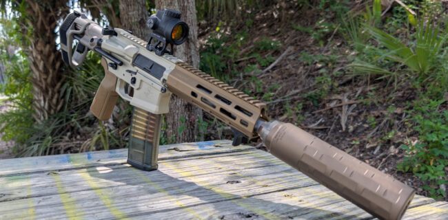 PSA SABRE MIXTAPE 300BO with MIXTAPE suppressor. IMG Duncan Johnson