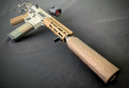 PSA SABRE Enhanced Mixtape 300 Blackout Pistol w/ Mixtape 300 suppressor.