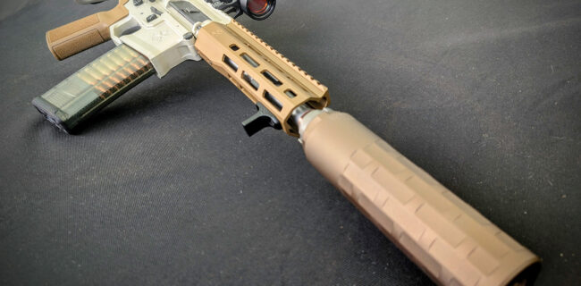 PSA SABRE Enhanced Mixtape 300 Blackout Pistol w/ Mixtape 300 suppressor.