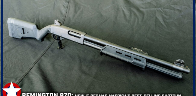 Remington 870 pump-action shotgun. IMG Duncan Johnson