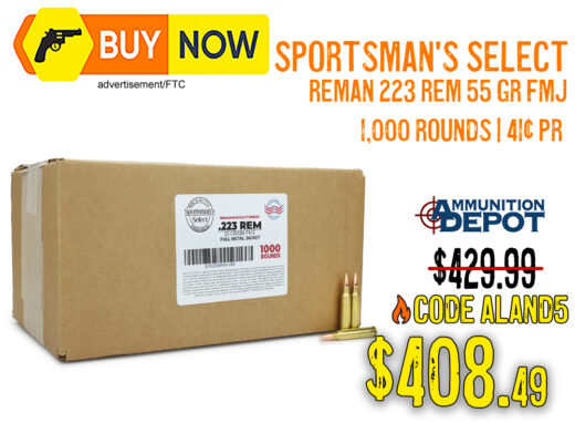 Sportsman's Select Reman 223 Rem 55Gr w/ Code &acirc; $408.49