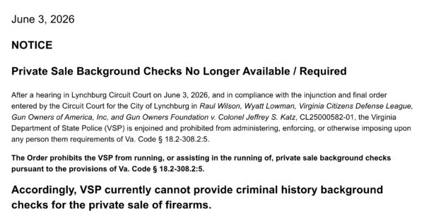 Virginia State Police Update, June 3, 2026
