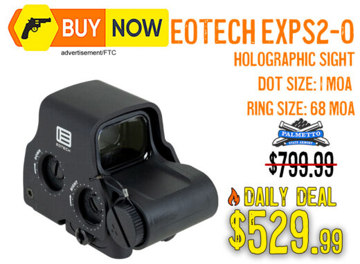 EOTech EXPS2-0 Holographic Sight Deal: Now $529.99