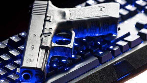 Glock 17 and Keyboard. IMG Jim Grant