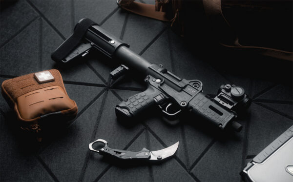 KelTec SUB-SDP folding 9mm pistol with integrated brace and six-inch barrel Photo Courtesy of KelTec