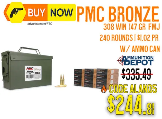 PMC Bronze .308 Ammo Deal Drops 240-Round Ammo Can to $244.81&acirc;Save 27%