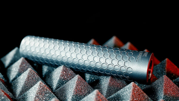 American-made rifle suppressor representing new federal export rules