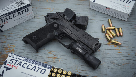 Staccato HD P4X steel-frame compensated 9mm 2011 duty pistol