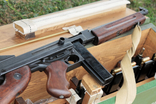 Second World War Thompson Sub Machine Gun stock photo iStock-1617047969