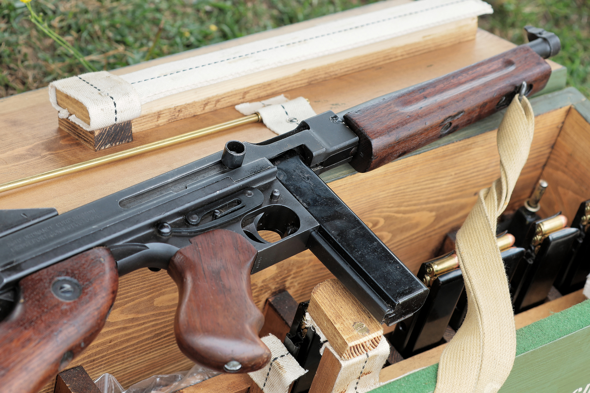 Second World War Thompson Sub Machine Gun stock photo iStock-1617047969