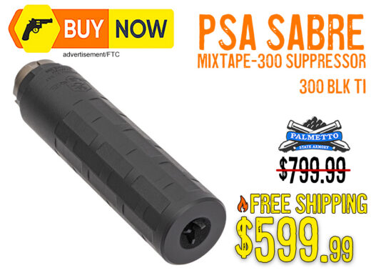 Sabre Mixtape-300 Titanium Suppressor Drops to $599.99
