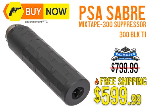 Sabre Mixtape-300 Titanium Suppressor Drops to $599.99